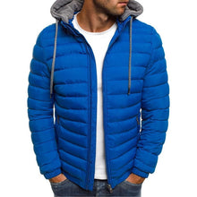Load image into Gallery viewer, Zogaa Winter Jacket Men Hooded Coat Causal Zipper Men&#39;s Jackets Parka Warm Clothes Men Streetwear Clothing For Men 2019