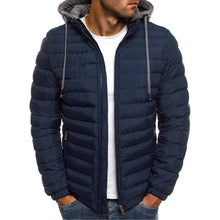 Load image into Gallery viewer, Zogaa Winter Jacket Men Hooded Coat Causal Zipper Men&#39;s Jackets Parka Warm Clothes Men Streetwear Clothing For Men 2019