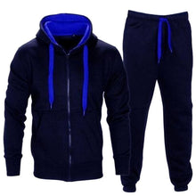 Load image into Gallery viewer, Adisputent Tracksuit Men 2019 Autumn Sportwear Fashion Mens Hip Hop Set 2PC Zipper Hooded Sweatshirt Jacket+Pant  Suit